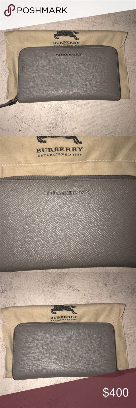 burberry zipper grey|burberry women wallets.